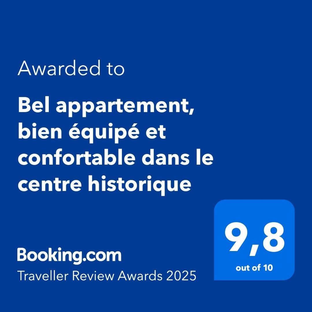 Bel Appartement, Bien Equipe Et Confortable Dans Le Centre Historique Fougères Exterior foto